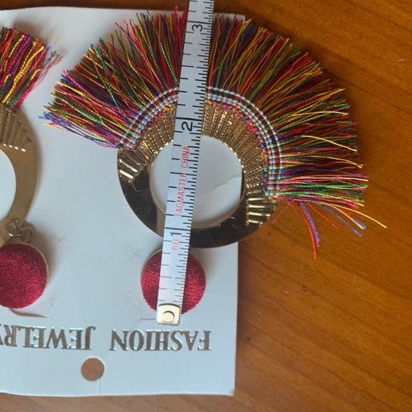 Pierced Hoop Earrings - Picture 5 of 8